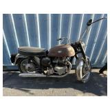 Vintage Norton motorcycle for parts