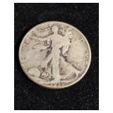 1936-S Walking Liberty silver half dollar coin
