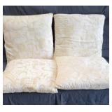 Group of 4 - vintage pillows for sofa or chairs /