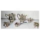 Group of silver plated metalware