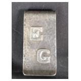Mexico Sterling Money clip 26g. Applied