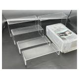 Box of 11 acrylic stands