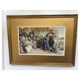 Antique 1867 Holman Hunt lithograph