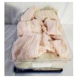 4 sequenced pieces of clothing and a Fox stole