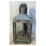 Vintage cargo light brass lantern