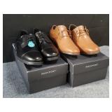 2 pairs of Rockport shoes box lot