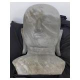 Large Stone Buddha head bust