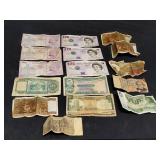 Foreign currency (17 pieces)