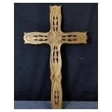 Carved wood cross