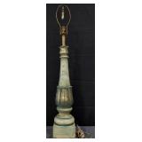 Mid century chalk table lamp