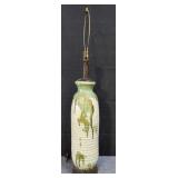 Mid century pottery table lamp