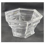 Tiffany and company crystal bowl 4"h x 7.5"diam.