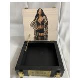 Cardi B presented to gifted wood storage box