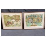 Original lithographs of A Journey To The Center