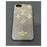 Designer style phone case marked Louis Vuitton