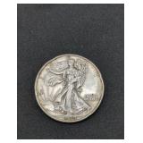 1939-D Walking Liberty Silver Half Dollar coin