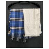 Pair of scarves one is Salvatore Ferragamo box lot