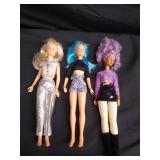Vintage Three Jem and the Holograms dolls