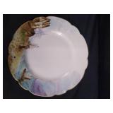Haviland & Co. porcelain plate with hand painted