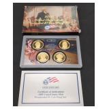 2008 US Mint Proof Presidential Dollar Coin set