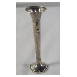 Sterling weighted base bud vase 5" x 1 5", 31g
