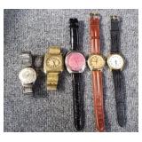 Group of vintage watches one automatic 3 quartz