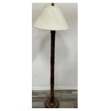Bamboo style floor lamp 10.5" x 66"