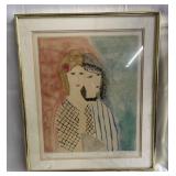 Signed David Stein lithograph of Marie Laurencin
