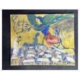 Original gouache painting signed Marc Chagall