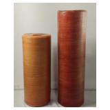 Pair of large candles