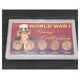 World War One Coin collection in holder