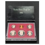 1981 US Mint Proof set coins in original box