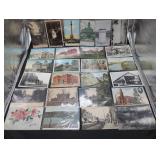 Collection of antique postcards