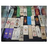 Collection of antique medals and ribbons