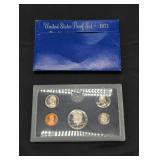 1971 US Mint Proof set coins in original box