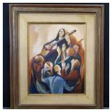 Signed oil on canvas