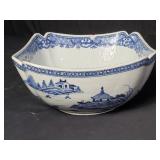 Vintage hand painted porcelain center bowl