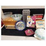 Miscellaneous vintage items - cigar boxes - glue