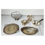Group of silver plated pieces