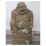 Large cement Buddha statue