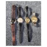 Group of vintage watches 2 wind up, Mido &