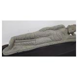Large cement resting Buddha