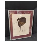 Edward Biberman  signed and titled litho