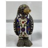 Cloisonné penguin figurine