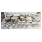 Approximately 91 pieces of Noritake lucerne