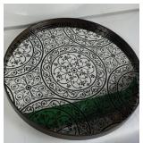 Notre Monde mirrored perfume tray