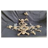 Group of vintage Halloween skeltons / box lot.