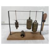 Group of vintage cow bells