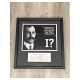 Framed Orville Wright reproduction check