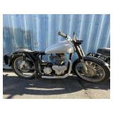 Vintage Norton motorcycle for parts